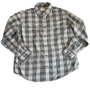 Article‎ 365 Men’s XL Green Check long sleeve button up shirt